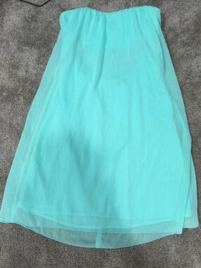 VENUS Light Aqua strapless dress